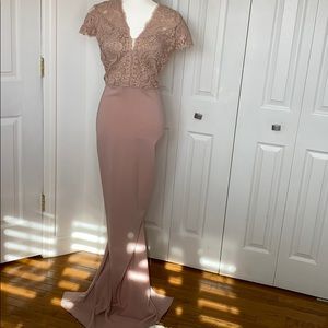Rouged Blush Gown